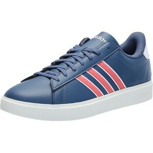 Adidas Grand Court 2.0 NWT 'Preloved Ink Scarlet' Blue With Red Stripes Men’s 13